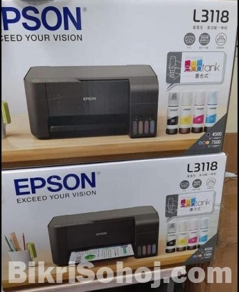 Epson L3118 Multifunction 4-Color Ink Tank Printer